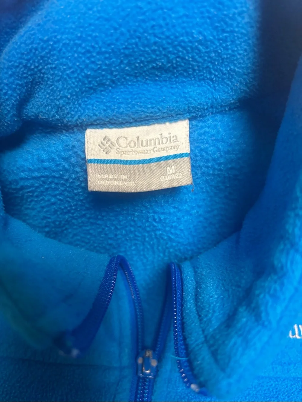 Columbia Women's Vivid Blue Full-Zip Fleece Jacket